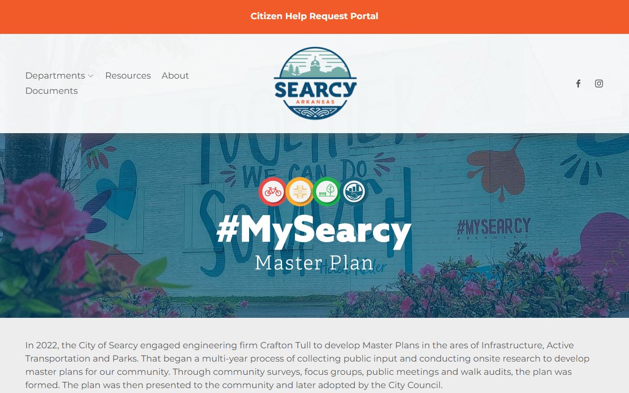 Searcy Planning Department for zoning and property development information