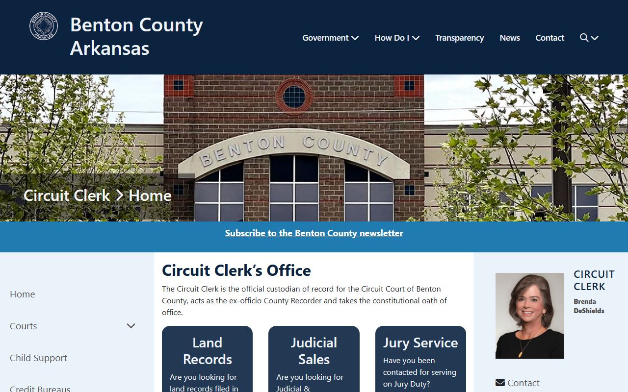 benton county circuit clerk deed records office