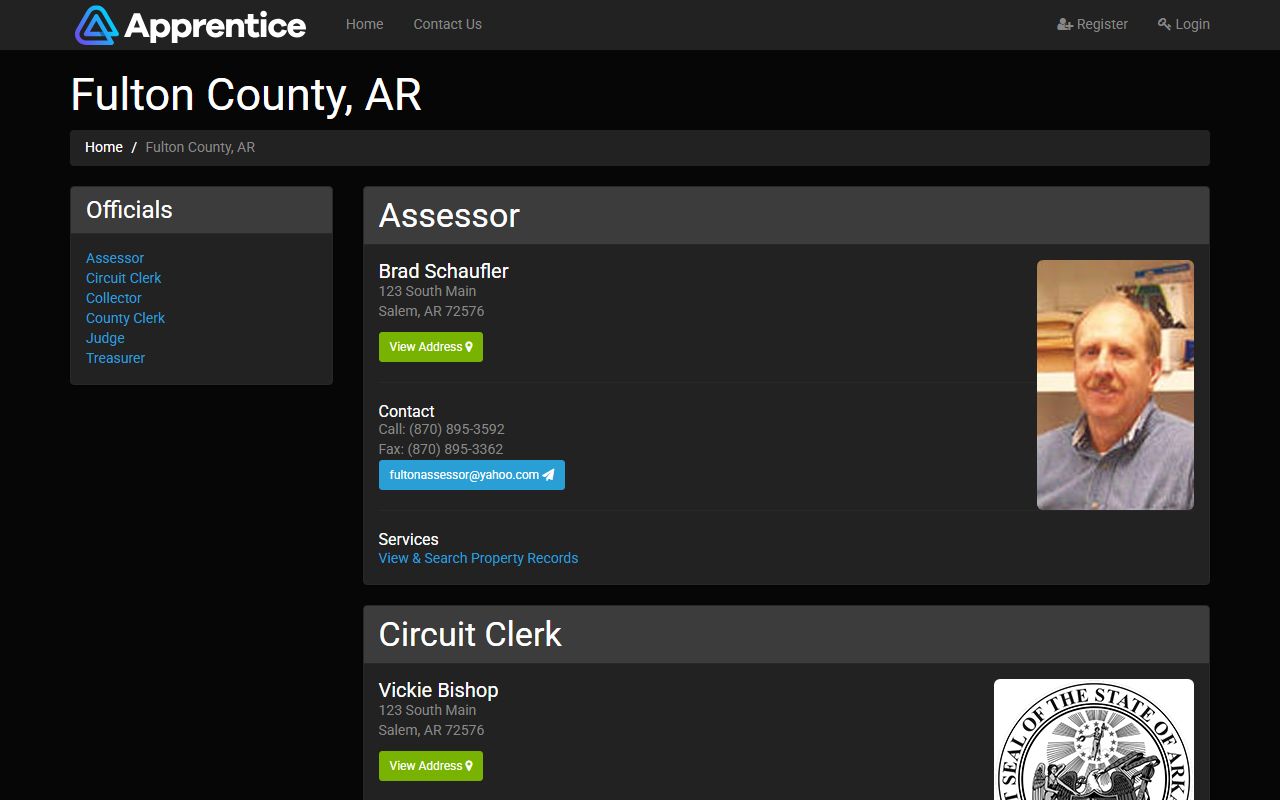 Fulton County CountyService property records portal online