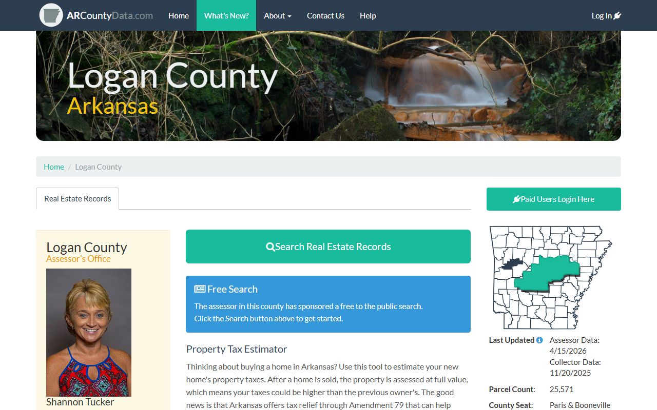 Logan County deed records arcountydata property search