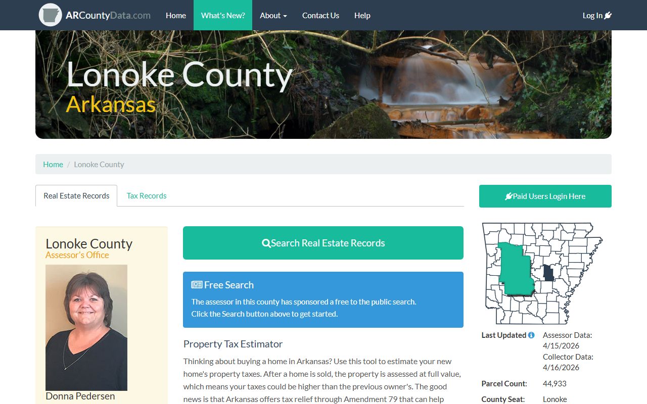 Lonoke County deed records arcountydata property search