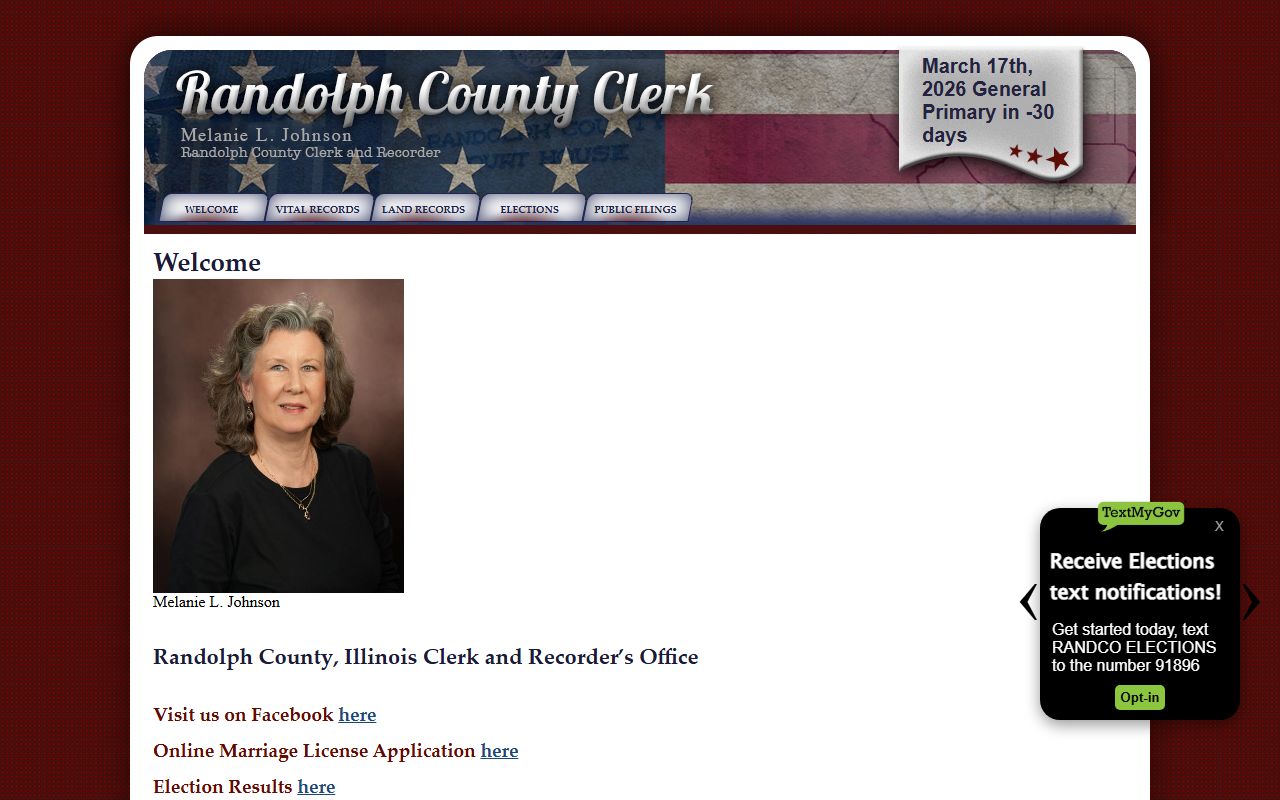 randolph county clerk website deed records recording services