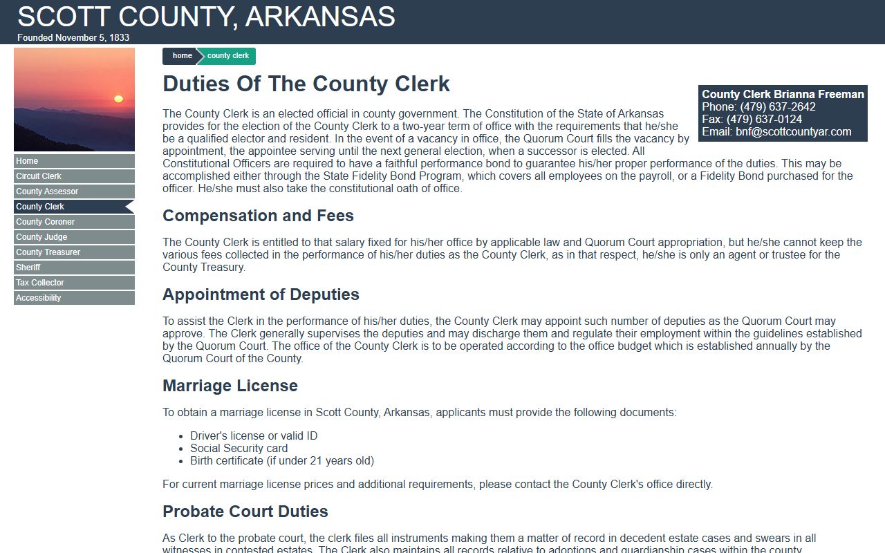 scott county clerk deed records waldron arkansas